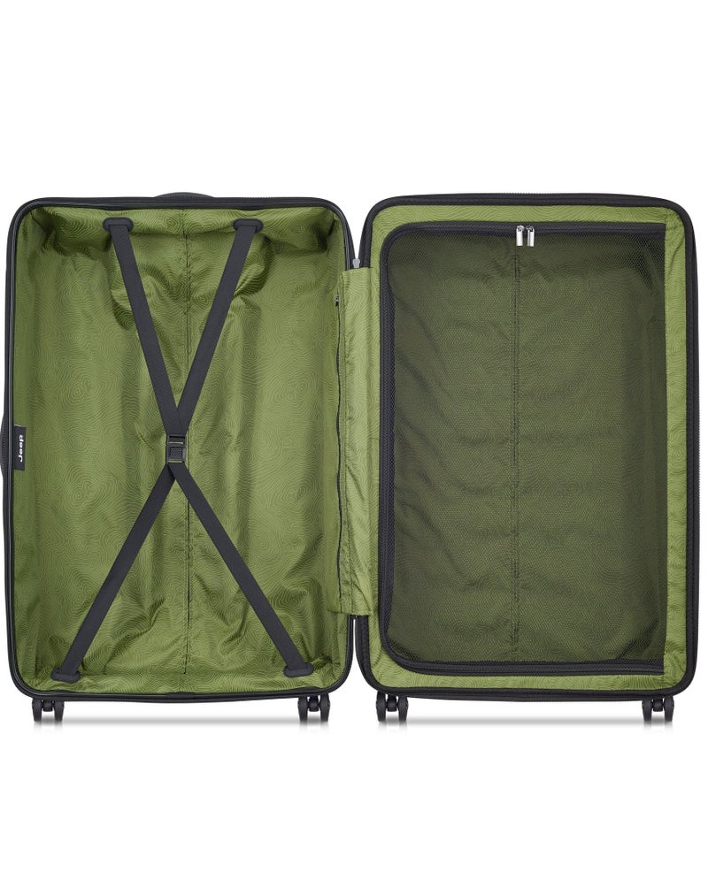 Jeep JH004C 80 cm Hardcase 4-Double Wheeled Expandable Check-In Luggage Trolley - Peacoat Navy - Image 3